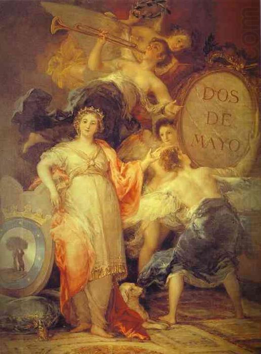 Francisco Jose de Goya Allegory of the City of Madrid. china oil painting image
